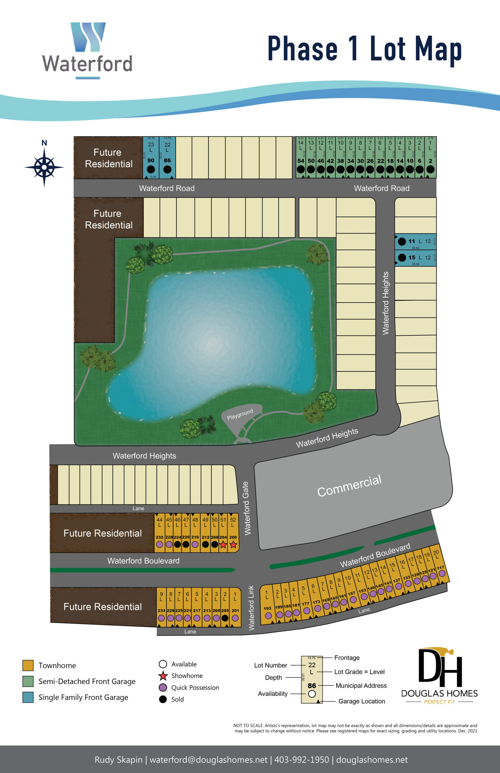 Waterford Lot Map