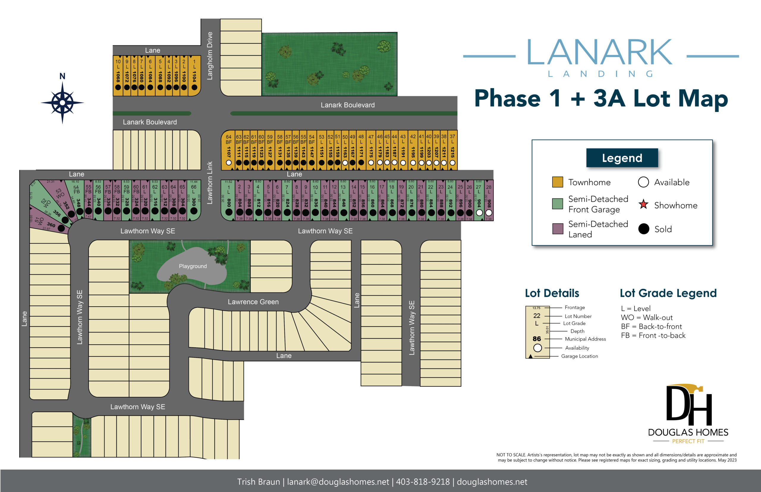 Lanark Landing Homes in Airdrie | Map