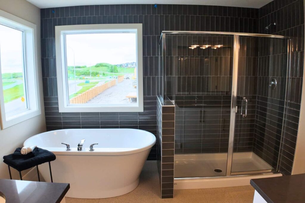 New Home in Precedence, Cochrane - Bathroom Frontview