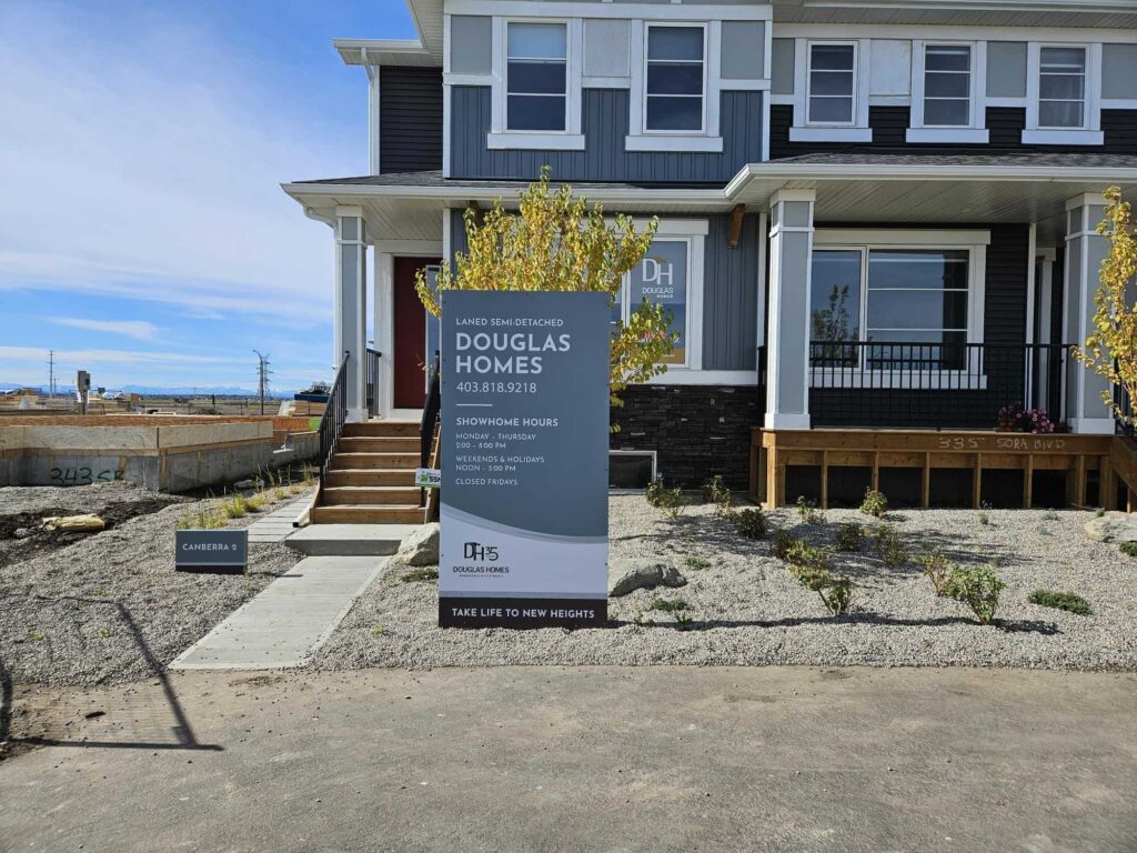 Sora Showhome in Calgary - Front View