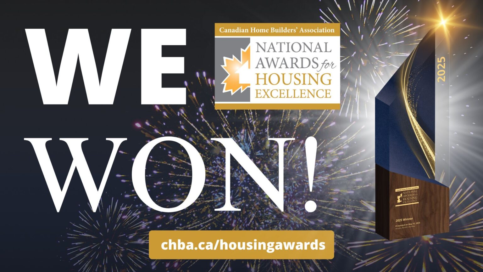 National Recognition at the 2025 CHBA Awards: A Win for Innovation and ...